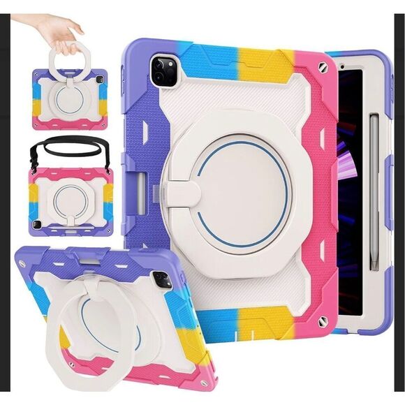 ROISKIN for iPad Pro‎ 12.9 -In Case (6th, 5th, 4th & 3rd Gen)HD Screen Protector - Picture 1 of 3